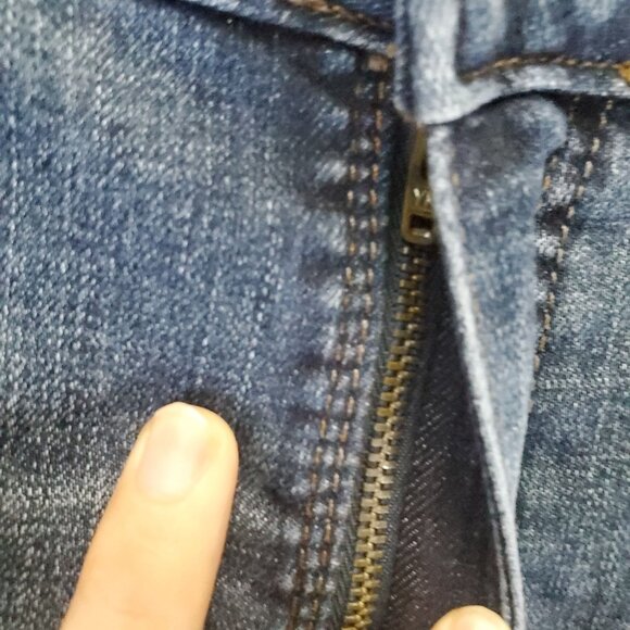 Lee Shorts Womens Size 14 Blue Bermuda Mid Rise Regular Fit Stretch Denim - Picture 10 of 12